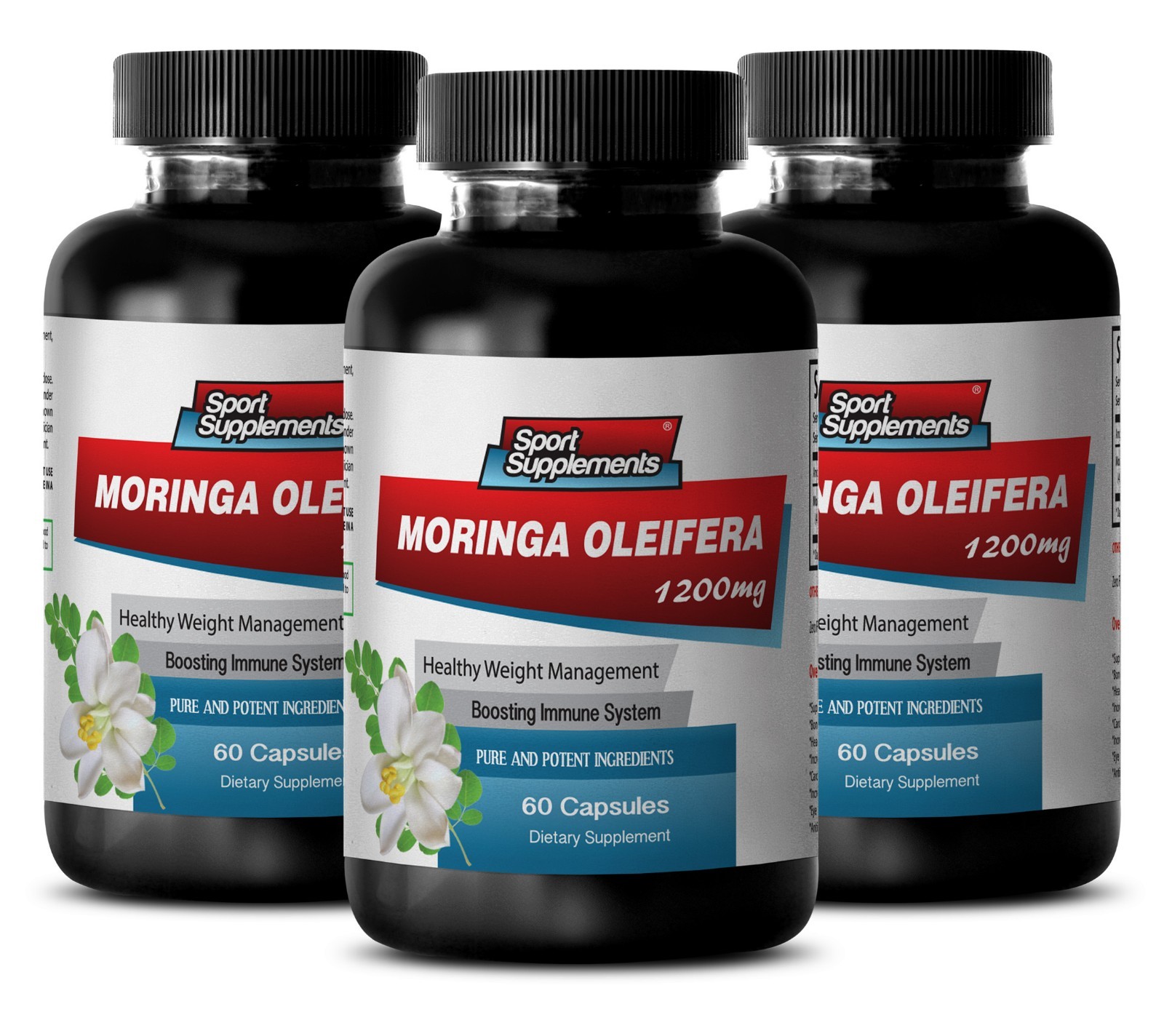 Moringa Tea – Moringa Oleifera Extract 1200mg – Herbal Slimming Capsule 3B