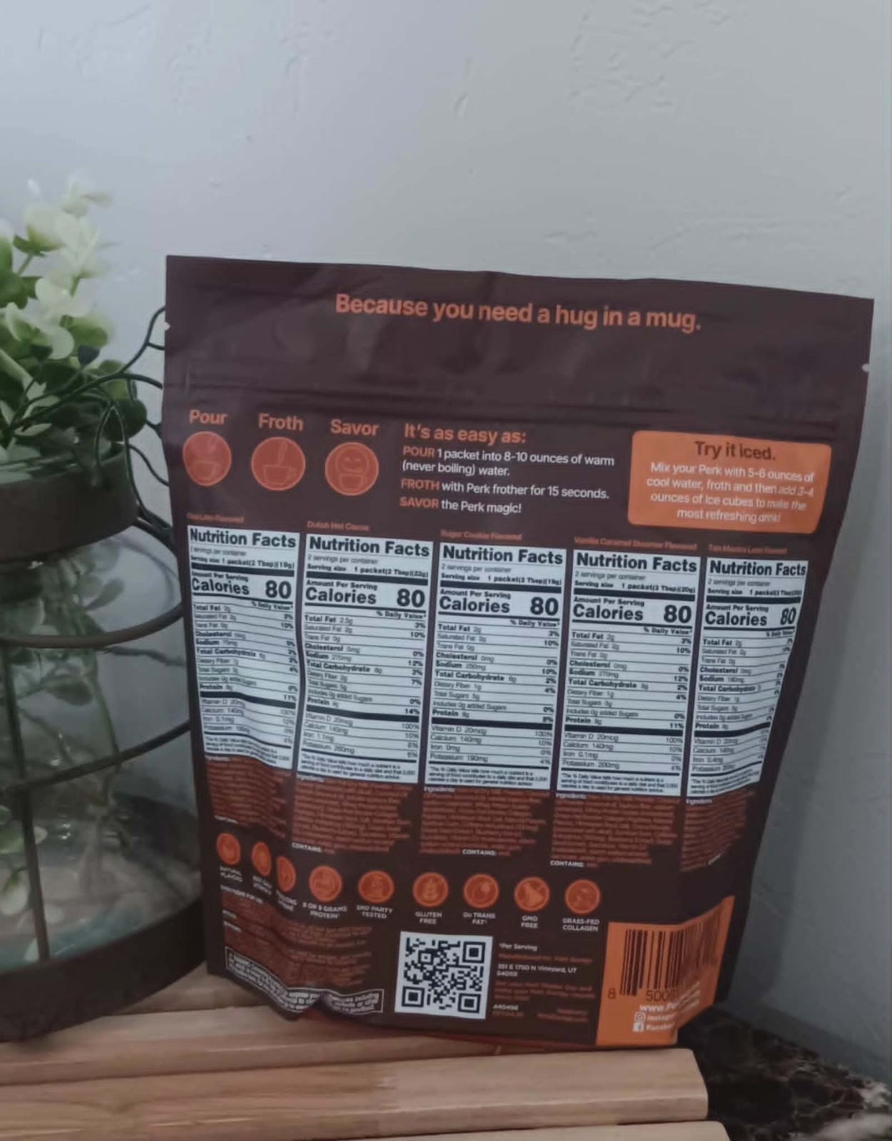 Perk Energy Drink Mix (Variety Pack) 10 Stick Packs 7.2 oz – Exp 03/2029 – New