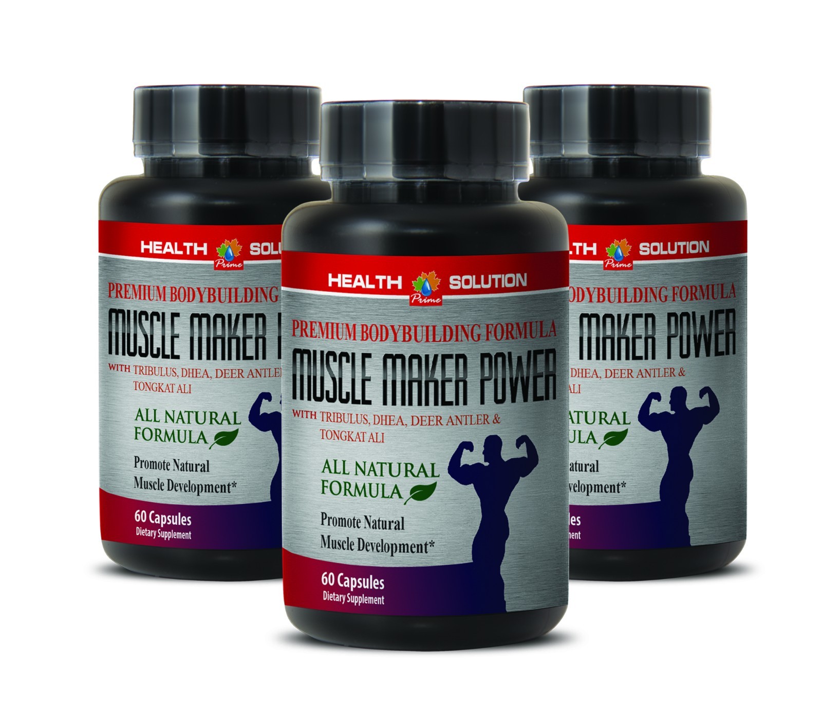 MUSCLE MAKER POWER. Gym Supplement – Premium Bodybuilding Formula 2 Bottles