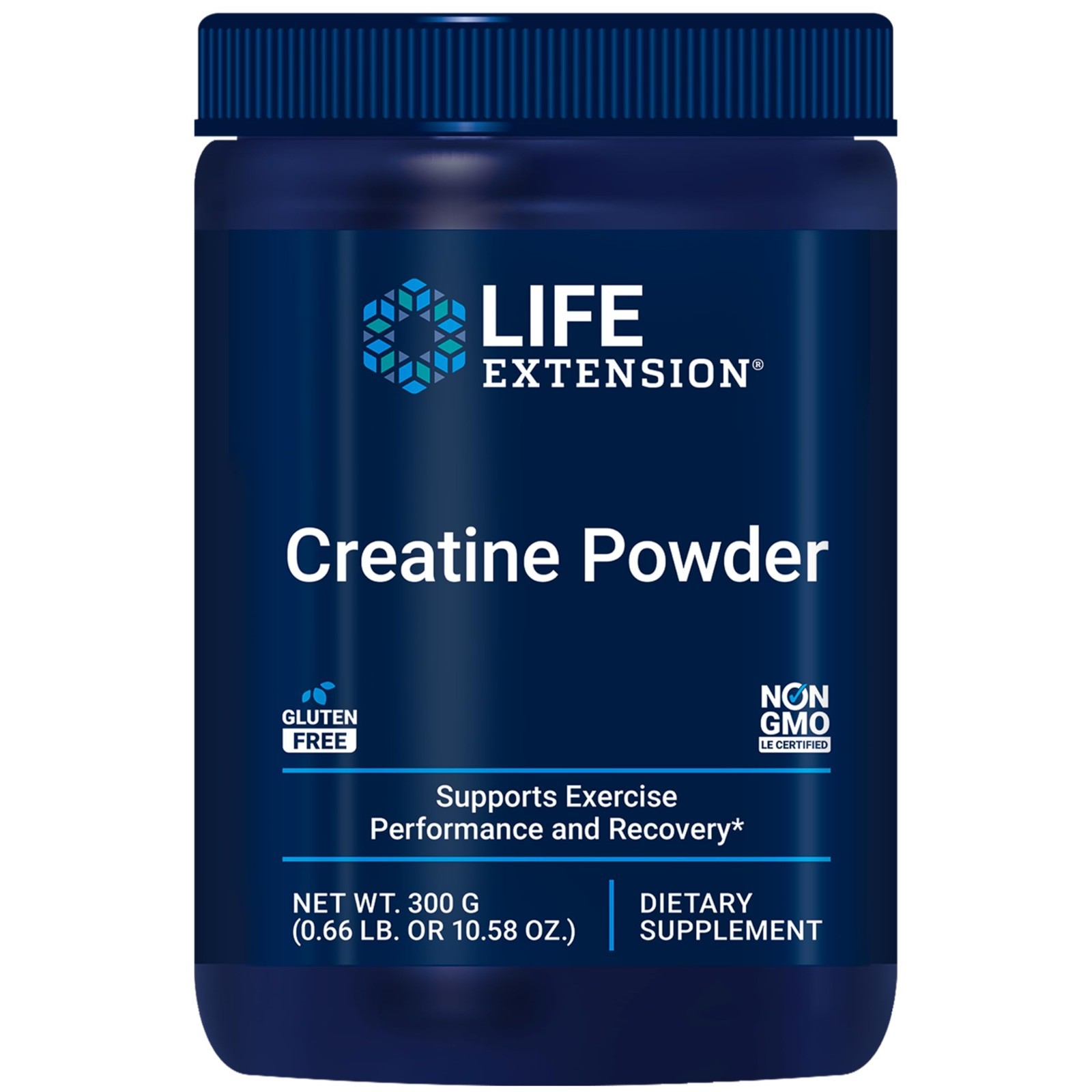 Creatine Powder for Muscle Support & Recovery, Unflavored, Gluten-Free, 300g