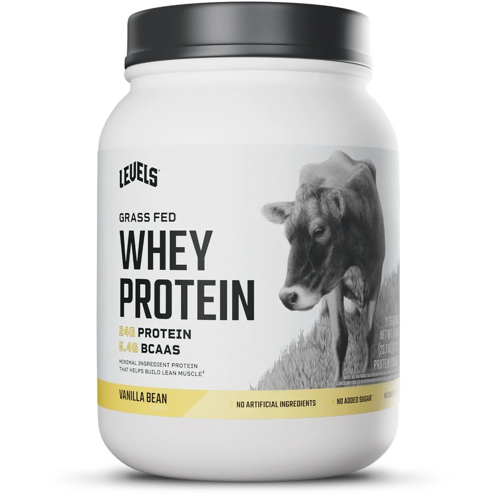 Grass Fed Whey Protein Powder, No Artificials, 24G of Protein, Vanilla Bean