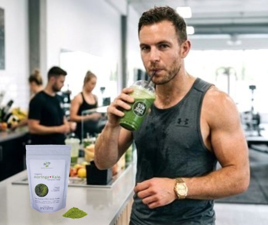 ORGANIC MORINGA & KALE POWDER COMBO – Energy Endurance Vitality – 4 oz Pure
