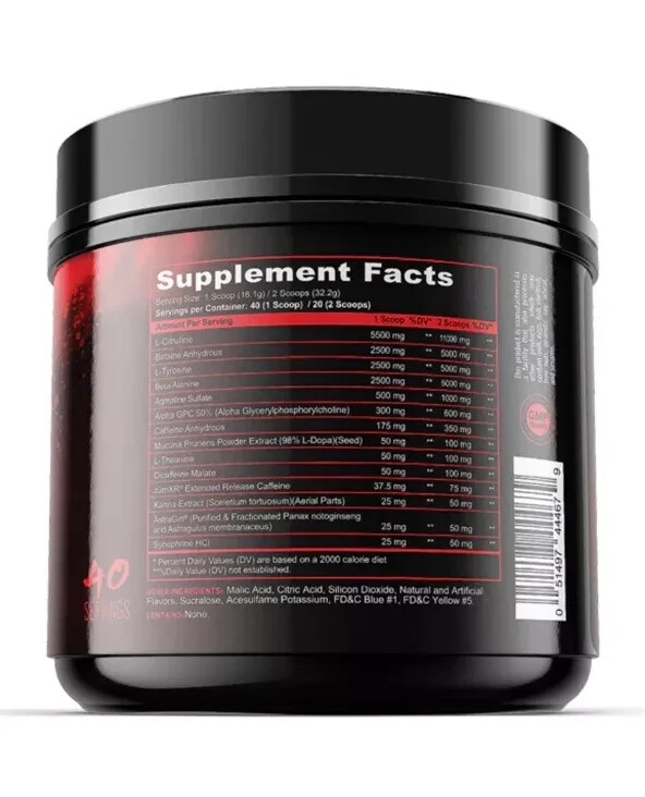 Panda Supplements & V1 Nutra Collaboration – PANDAMUS Pre Workout V3 Green Apple