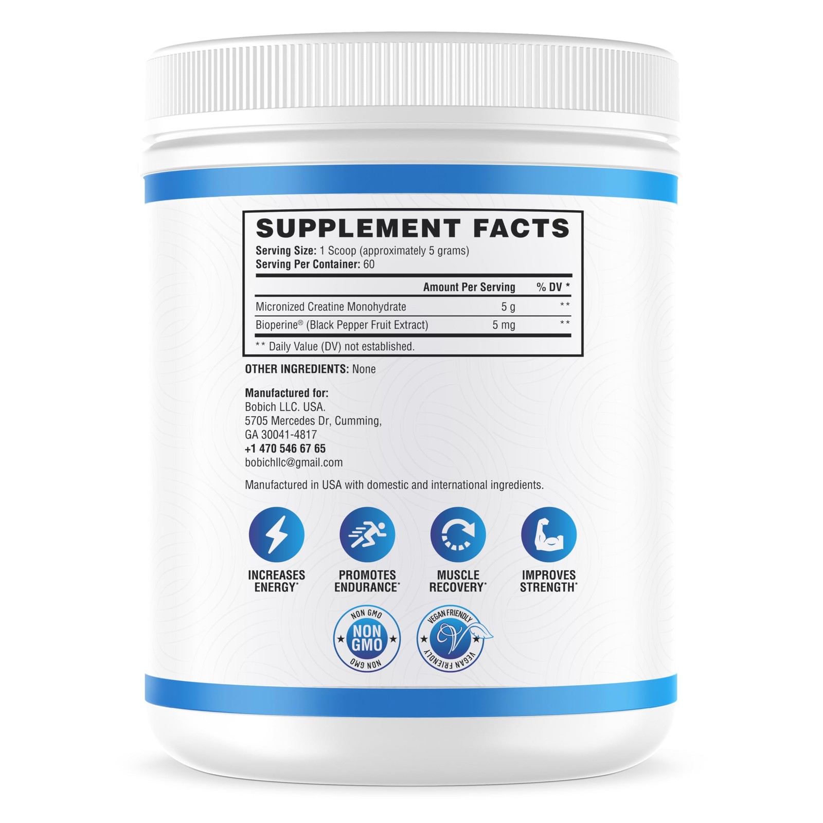 NutraScience Creatine Monohydrate Powder with 10.6 Ounce (Pack of 1)