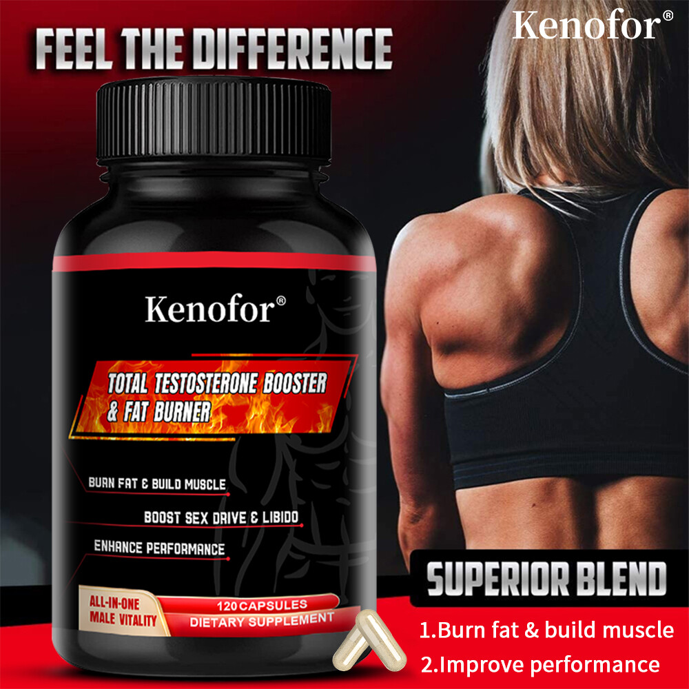 Total Testo Booster & Fat Burner Enhance Energy,Libido,Performance & Stamina