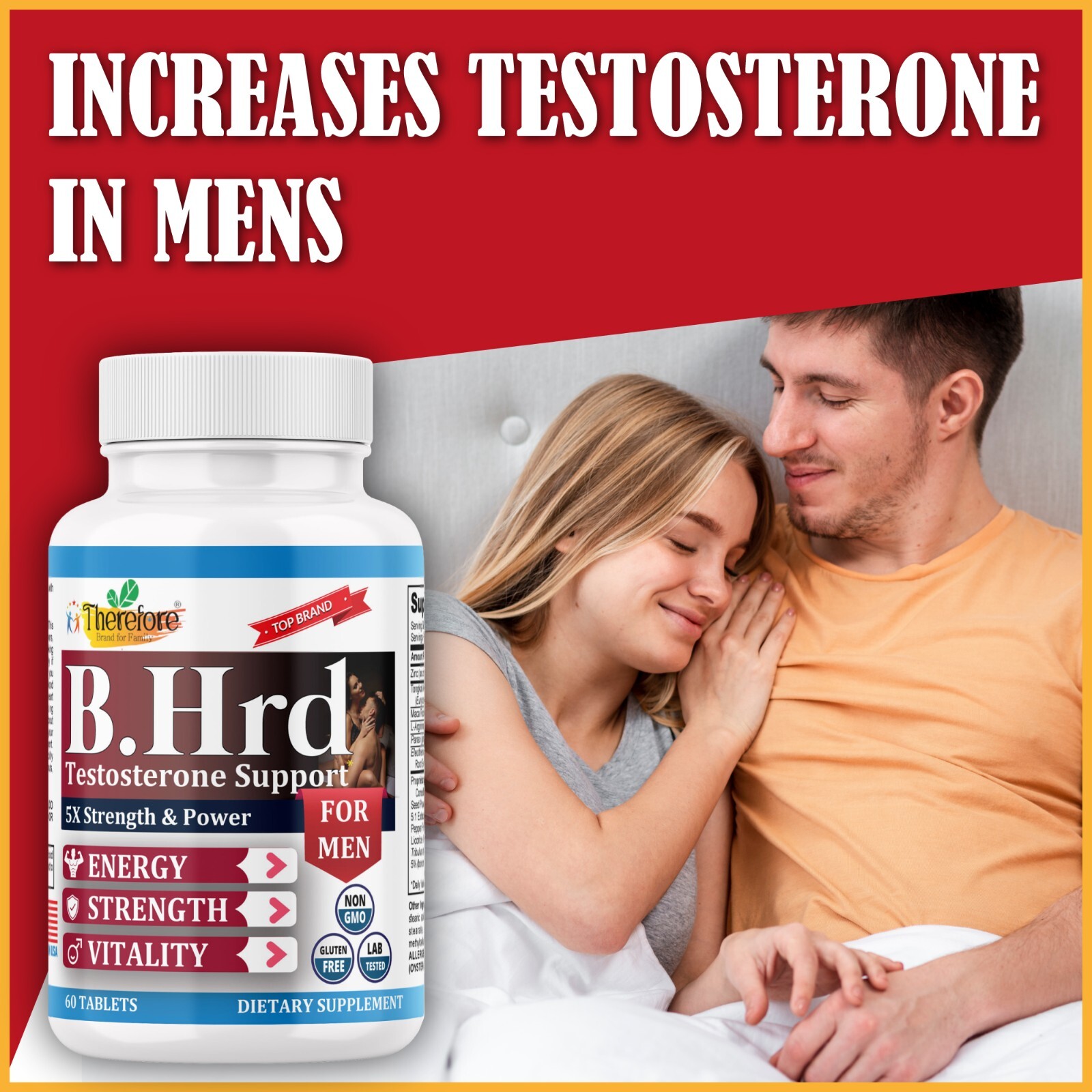 Libido & Stamina Booster Male Enhancement Formula Ultra Strength For Muscle 60