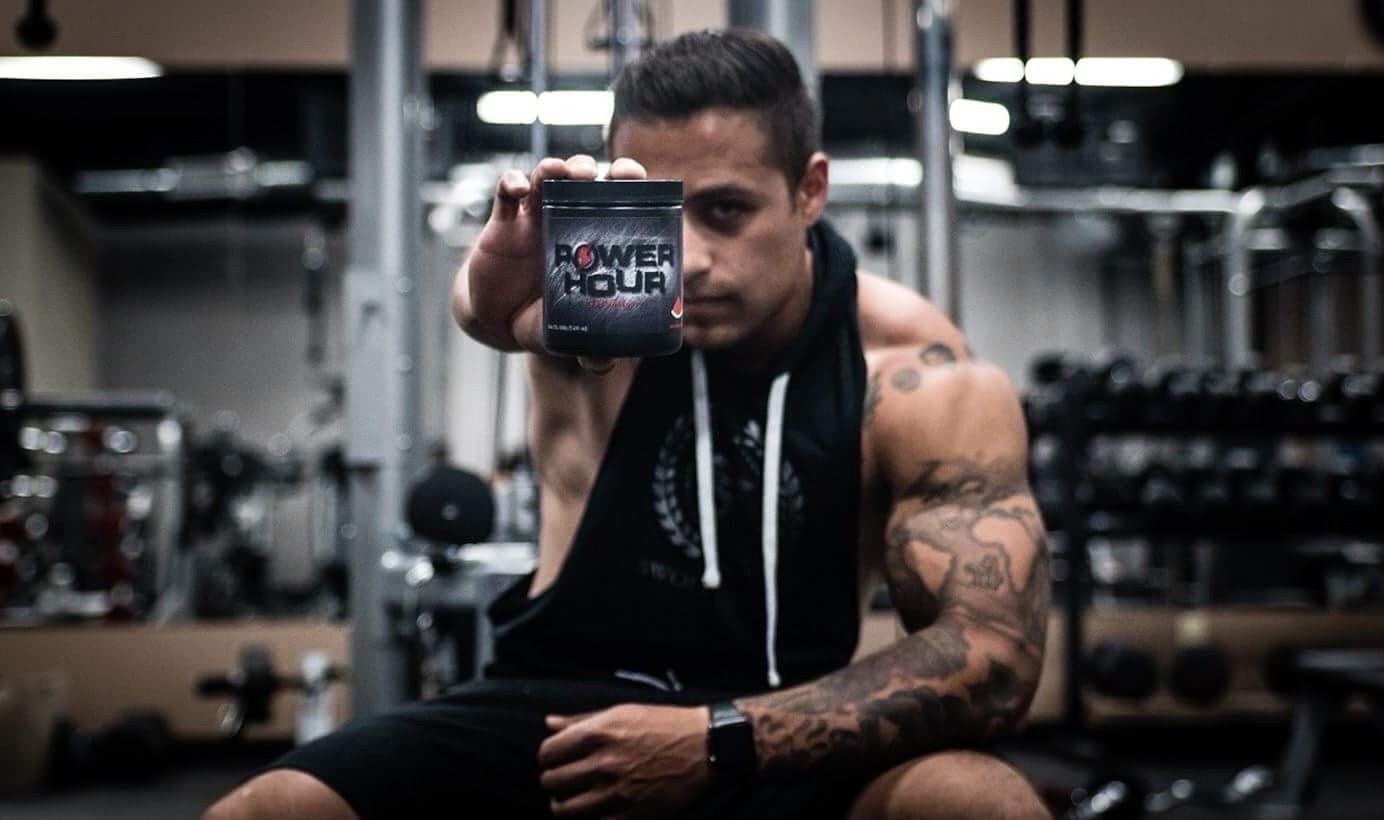 Power Hour Pre Workout Fruit Punch | Energy, Focus, Endurance, Pump |30 Servings