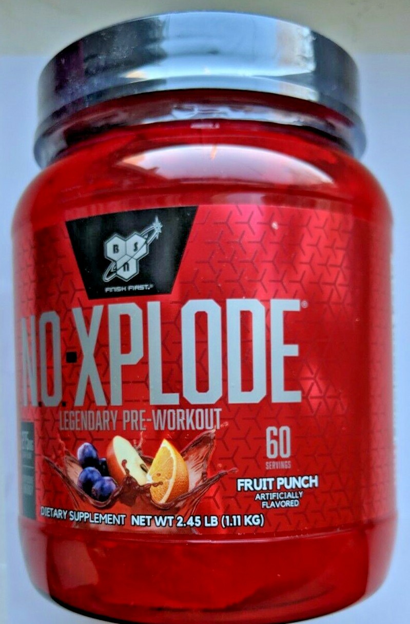 BSN N.O.-XPLODE Pre-Workout Energy Pump 60 Servings.Free Shipping