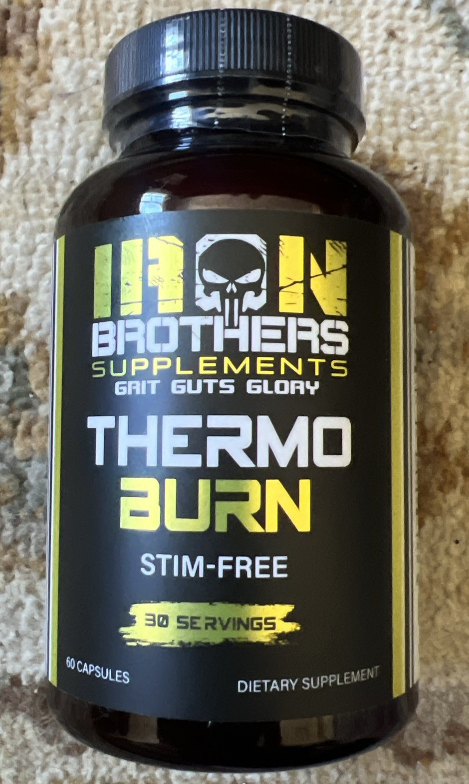 Iron Brothers THERMO BURN Stim Free 30 Servings 60 Capsules SEALED Free Shipping
