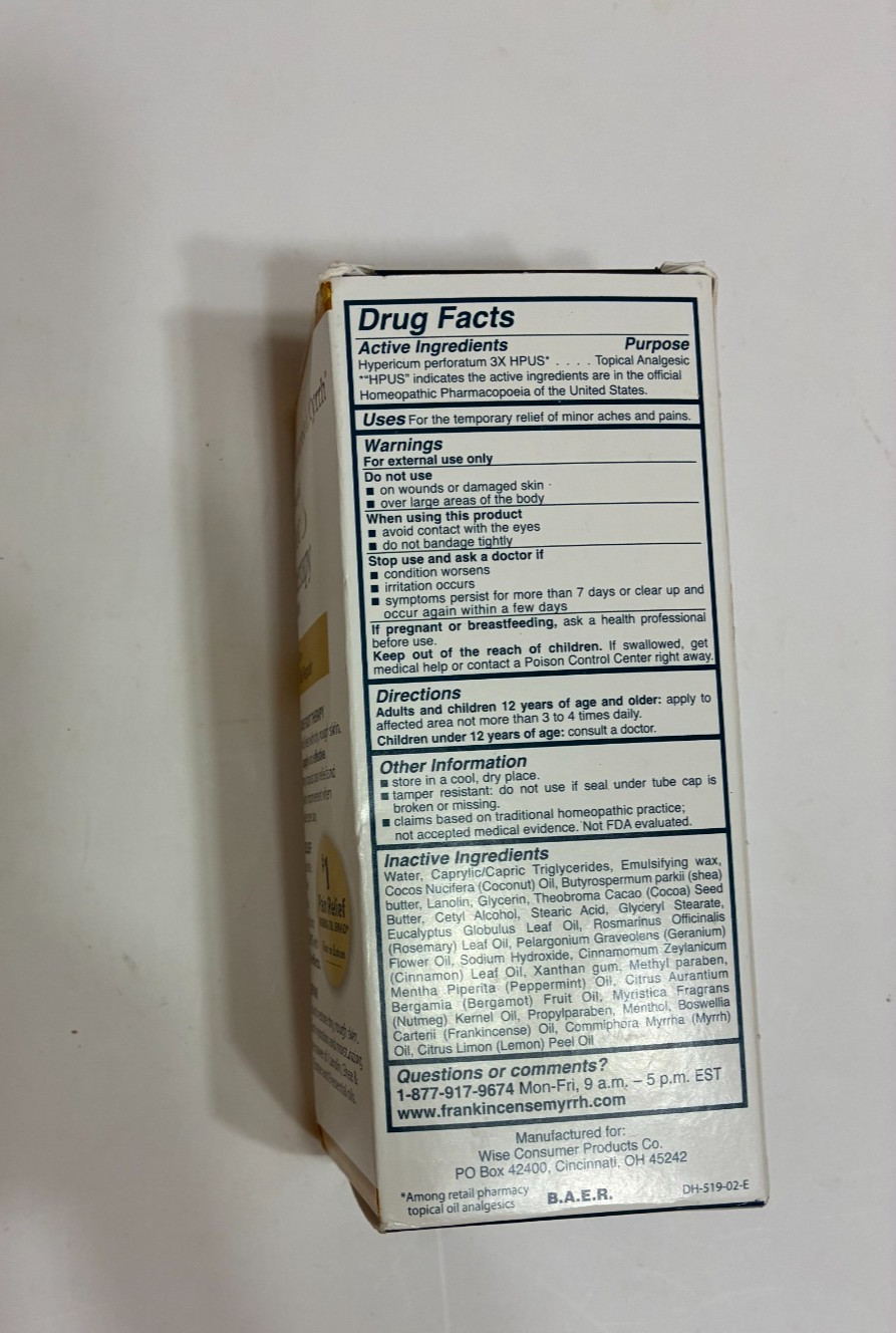 Frankincense & Myrrh Intensive Foot Therapy Lotion, Diabetic Relief, 3 oz