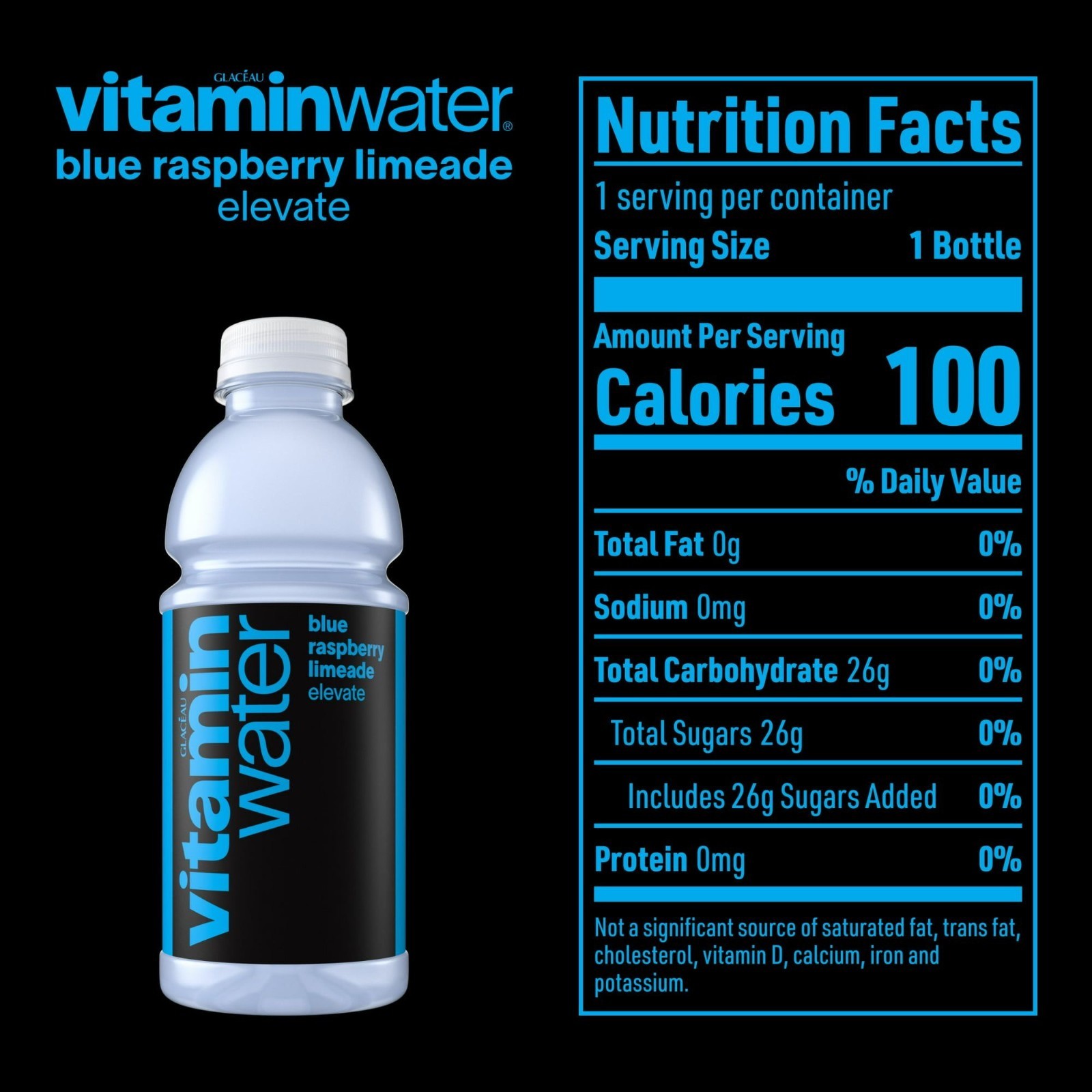 Vitaminwater 6‑Flavor Variety or Sampler Pack – 20oz Bottles –