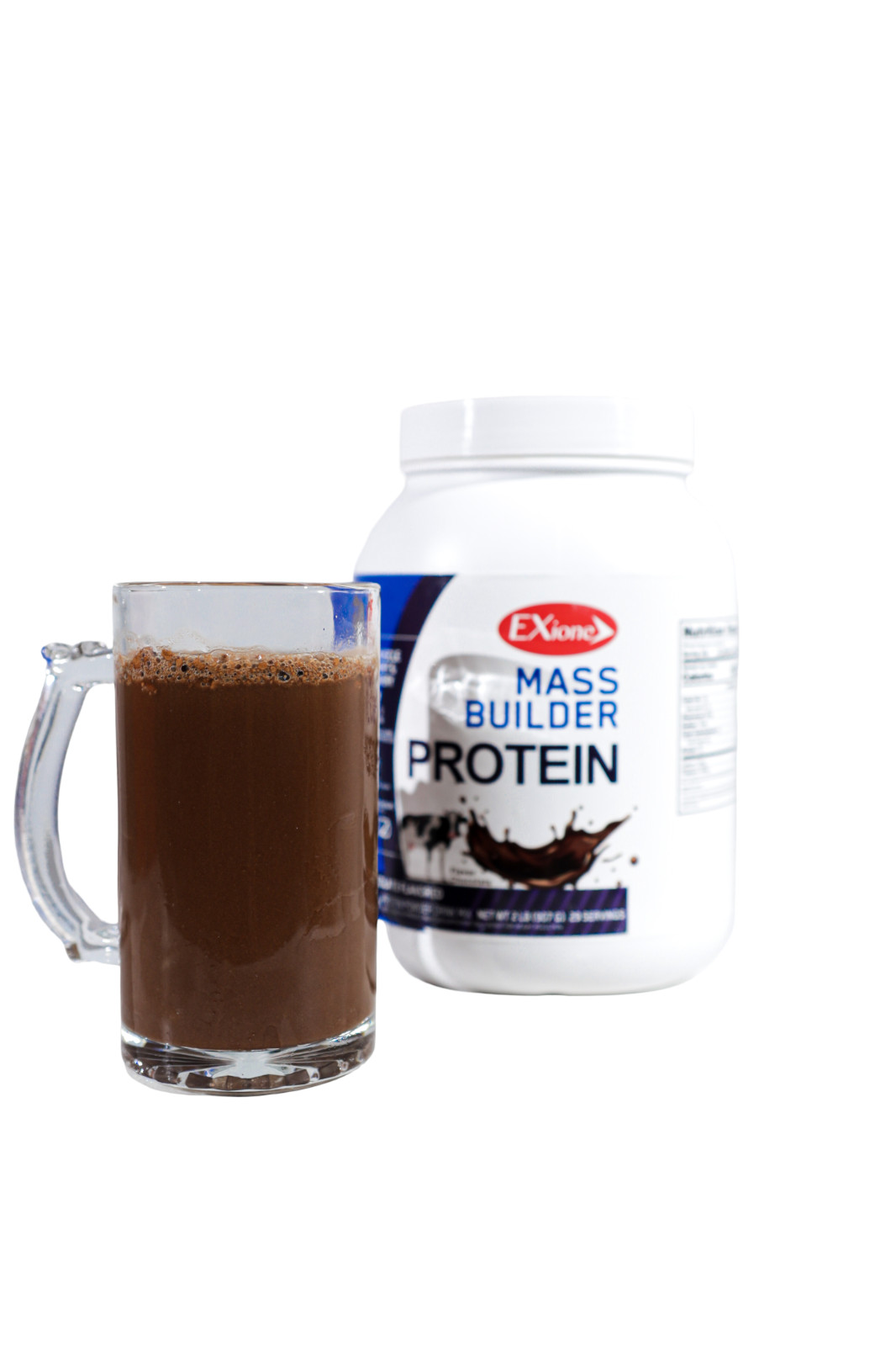 Whey Protein Powder Chocolate Drink Mass Gainer Body Building Muscle Supplement