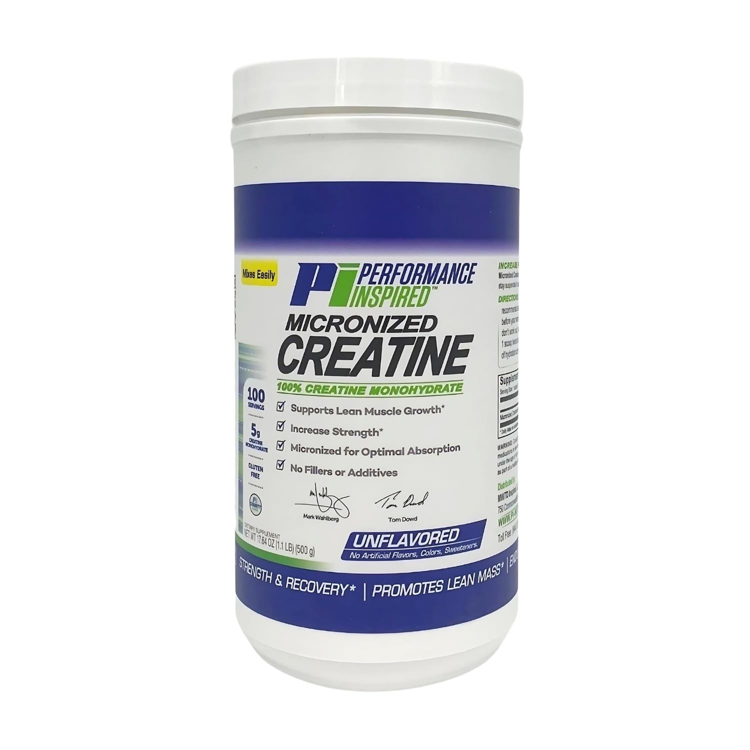 100% Pure Micronized Creatine Monohydrate – Unflavored, No Fillers – Muscle Grow