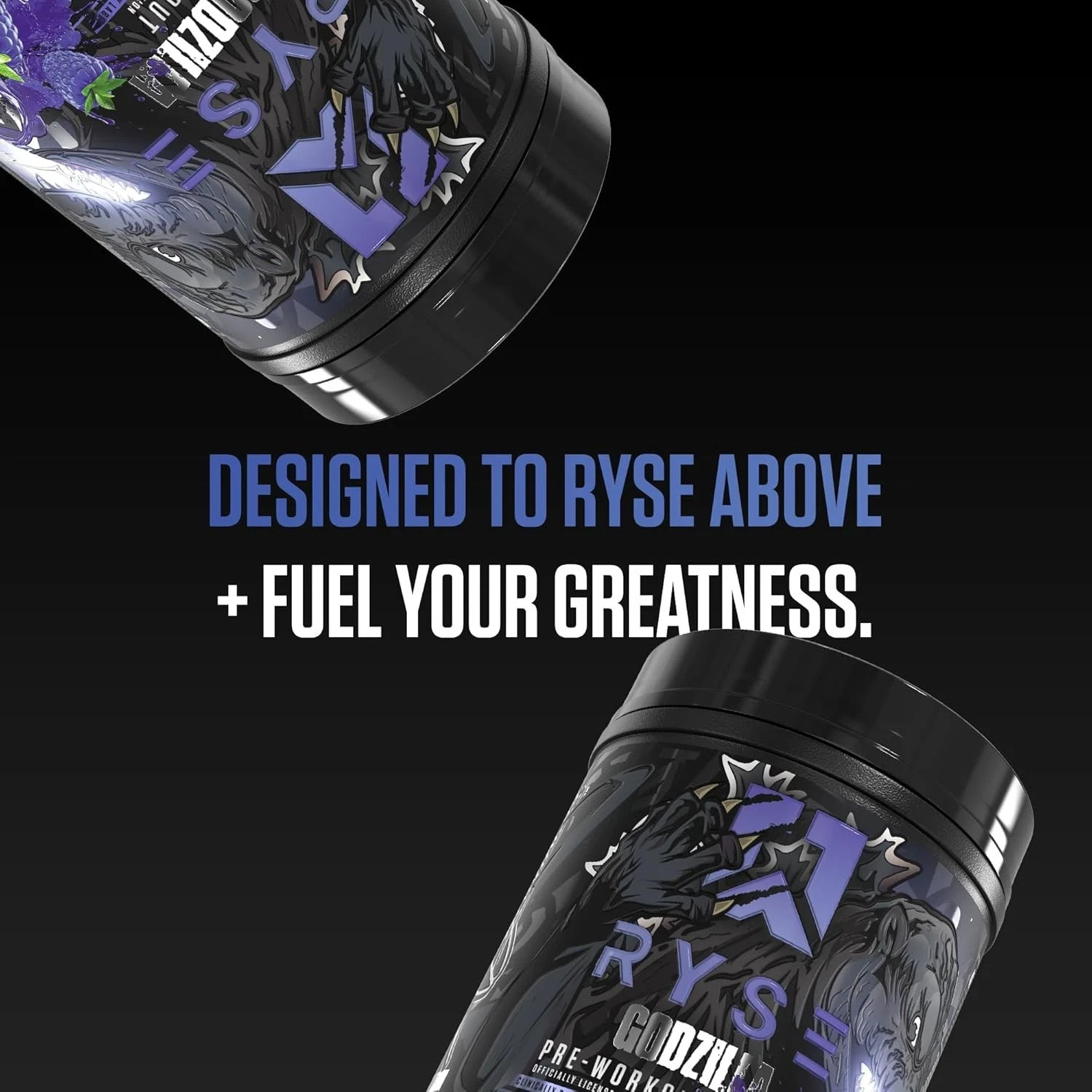 RYSE Godzilla Pre-Workout, Blue Raspberry 772g