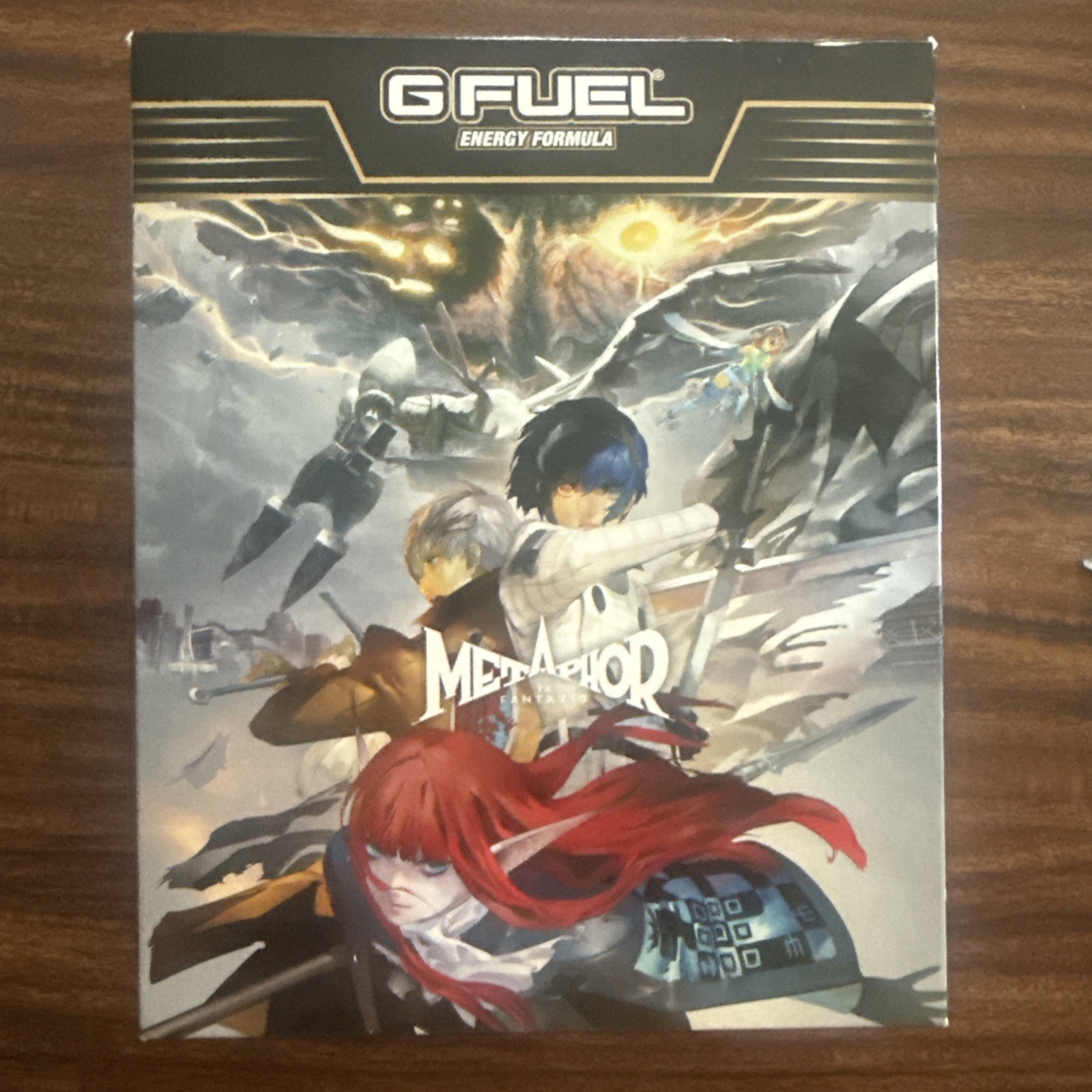 G Fuel Metaphor: ReFantazio Awakening Collector’s Box Tub Shaker Cup + Sticker