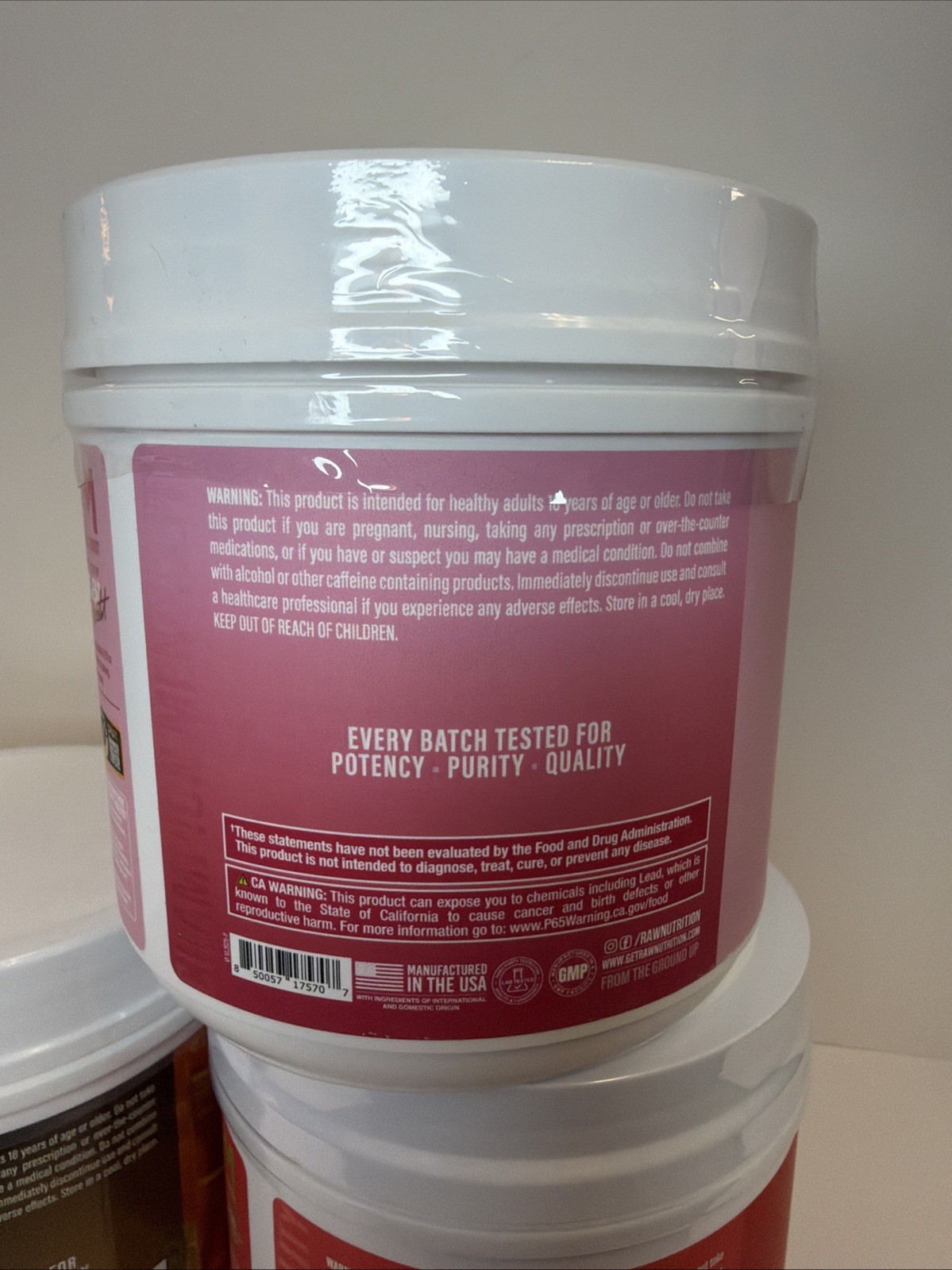 Raw Nutrition BUM Essential Pre-Workout – BUNDLE SET OF 3 – 20 Servings Each NEW