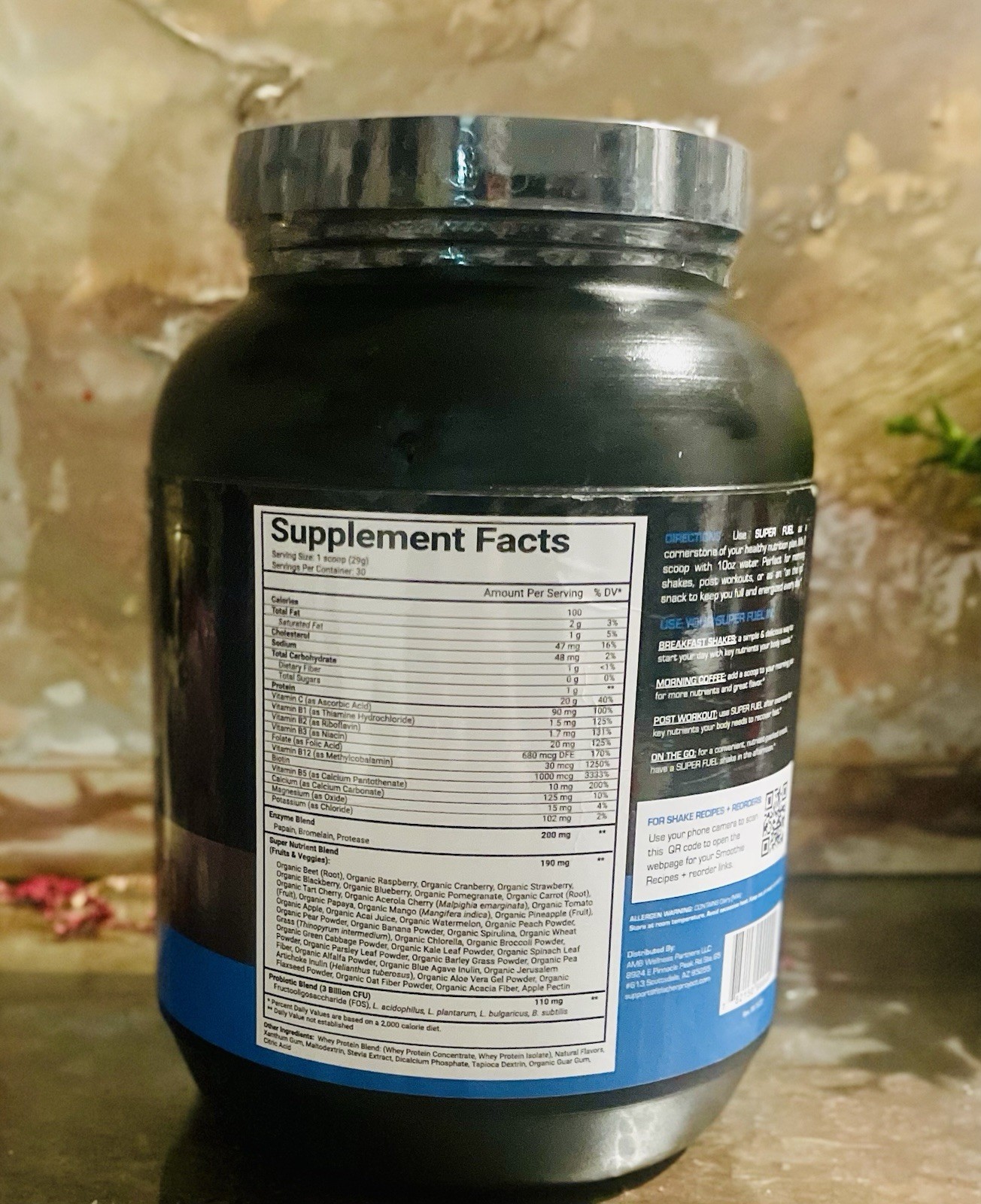 Fit Father Project Super Fuel Men 40+ Chocolate Cake Protein Drink Exp 02/2028