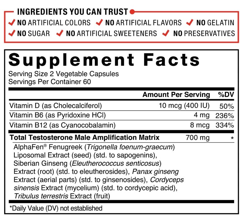 Force Factor Test X180 Legend – Testosterone Booster and Muscle Builder for Men