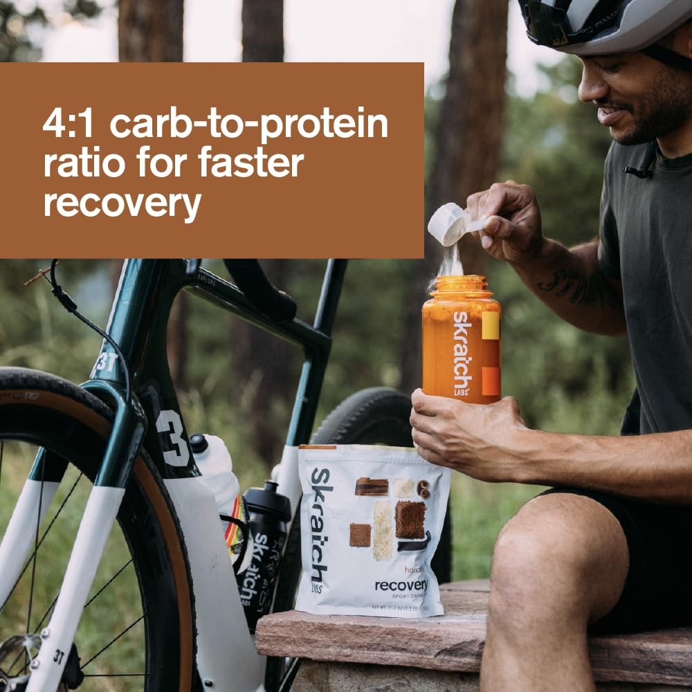 Skratch Labs Post Workout Recovery Drink Mix with Horchata, 21.2 oz, 12 Servi…