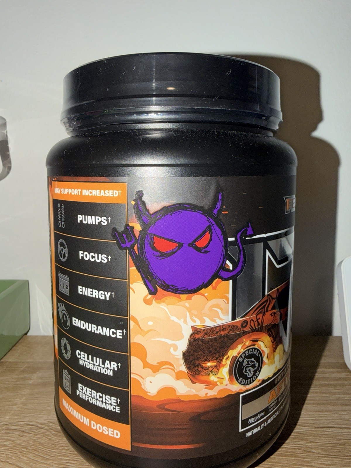 Feral ZU Afterburn Pre Burn Sports Dietary Supplement Powder