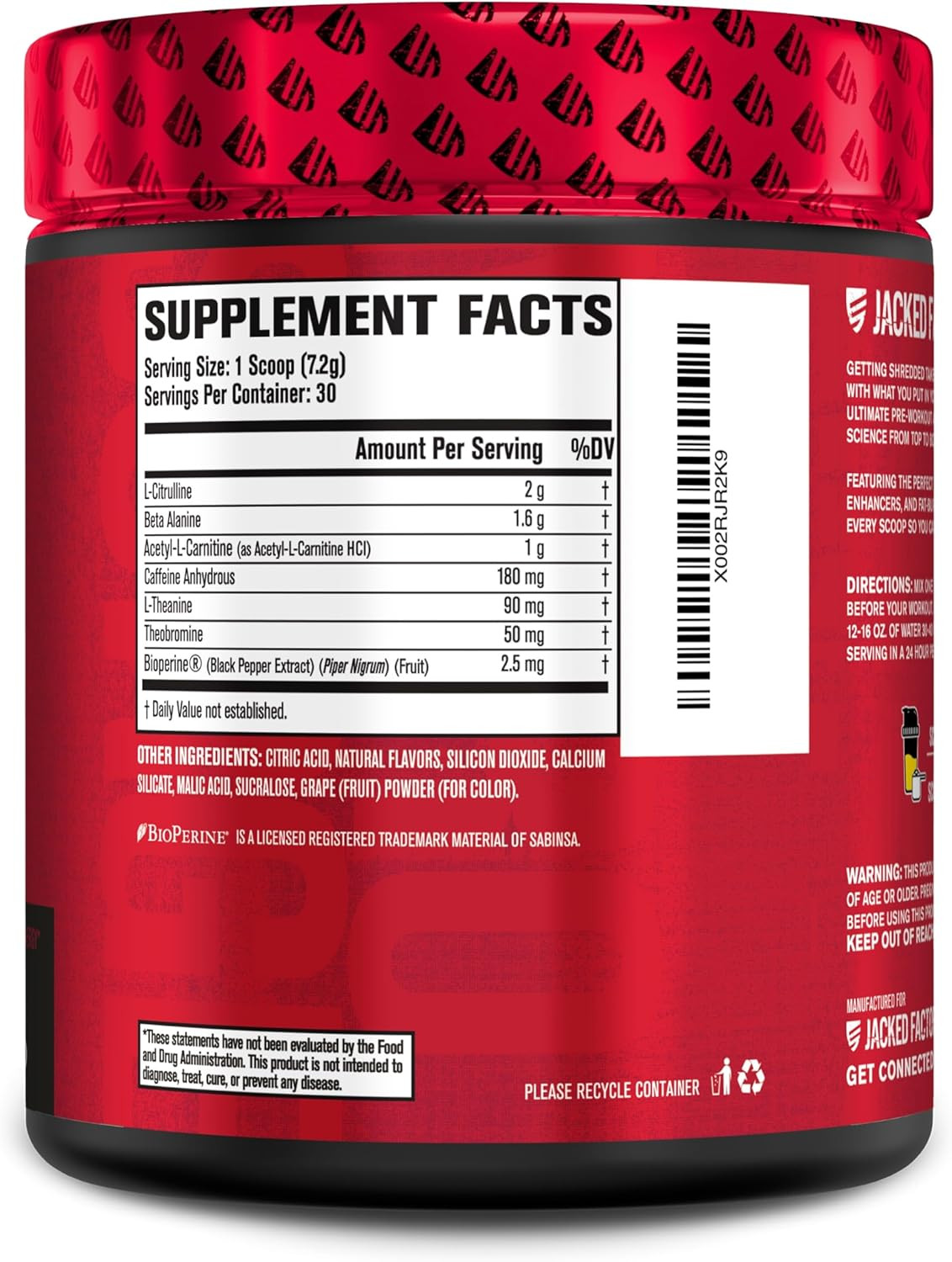 NITROSURGE Shred Pre Workout Supplement – Energy Booster, Instant Strength Ga…