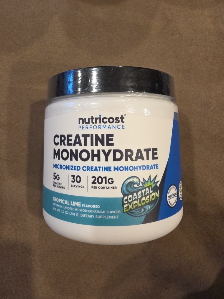 Nutricost Creatine Monohydrate Powder Tropical Lime