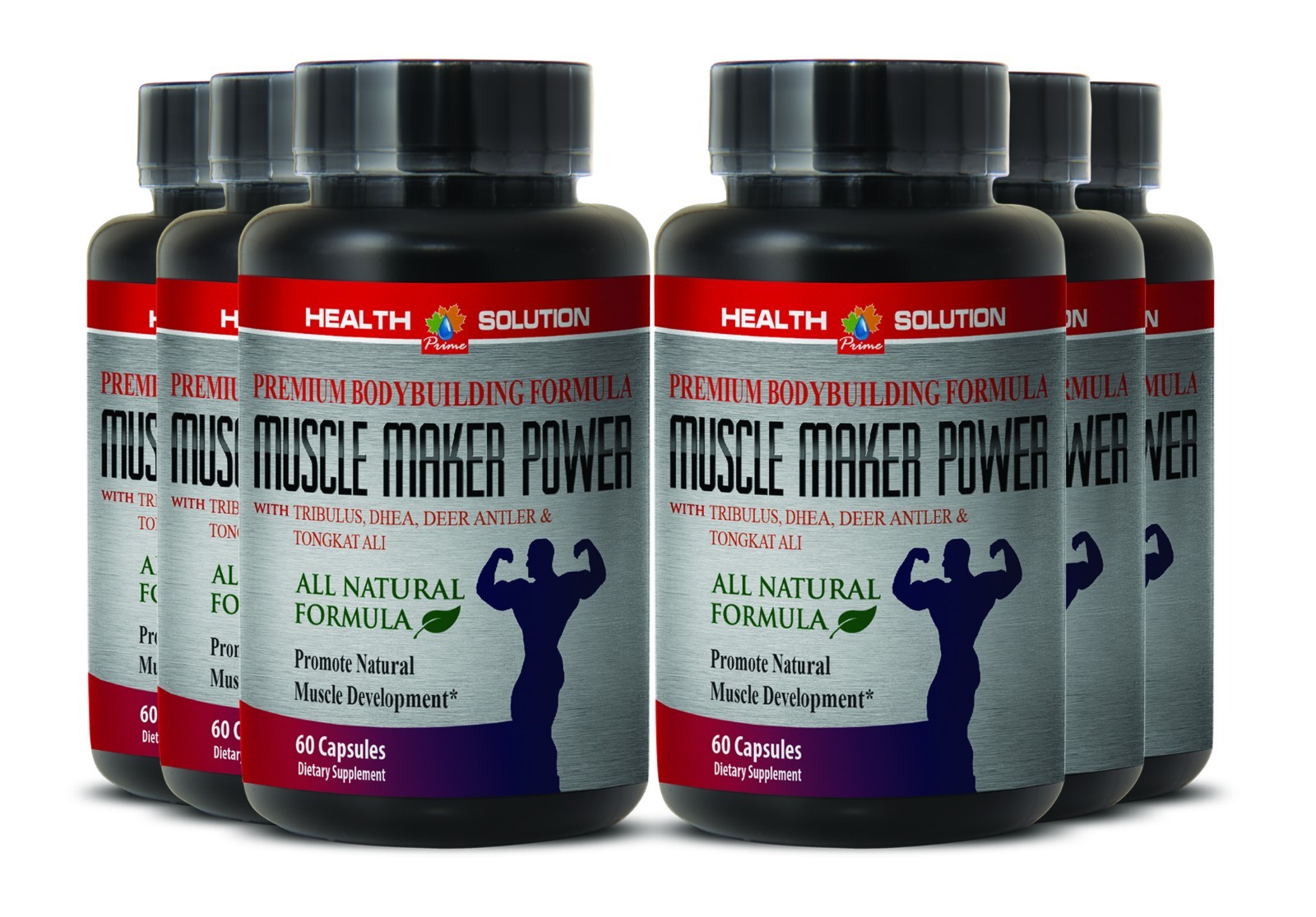 MUSCLE MAKER POWER. Gym Supplement – Premium Bodybuilding Formula 2 Bottles