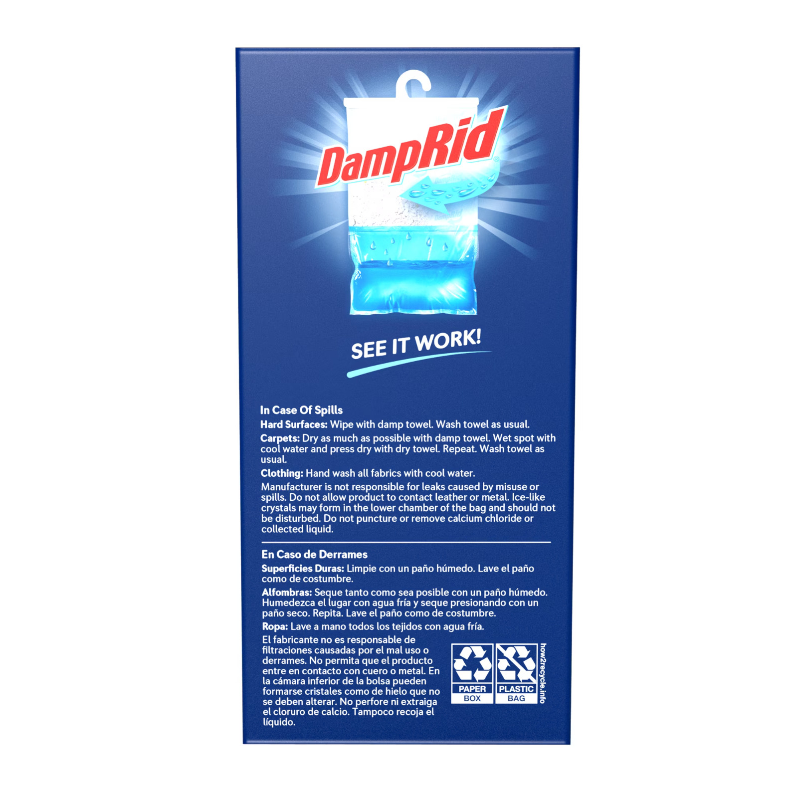 4 Pack DampRid 15.4 Oz. Fresh Scent Hanging Moisture Absorber