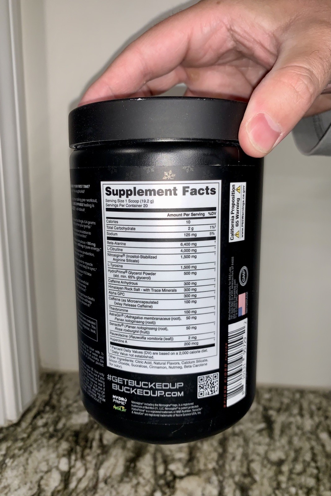 Bucked Up Mother Bucker Preworkout Powder – Limited Spiced Cider Flavor – 09/27