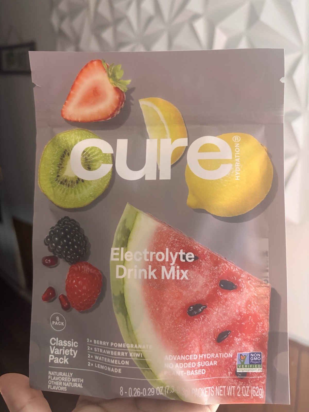 Cure Electrolyte Drink Mix Variety Pack Plant-Based No Added Sugar