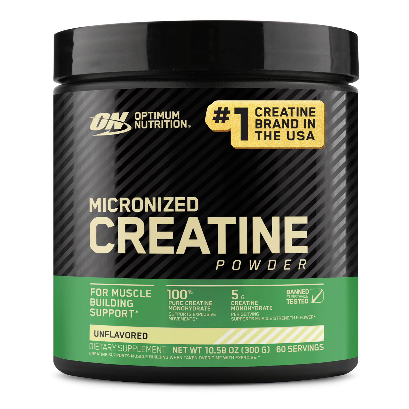 Optimum Nutrition Micronized Creatine Powder Unflavored 60 Servings – 3 Pack