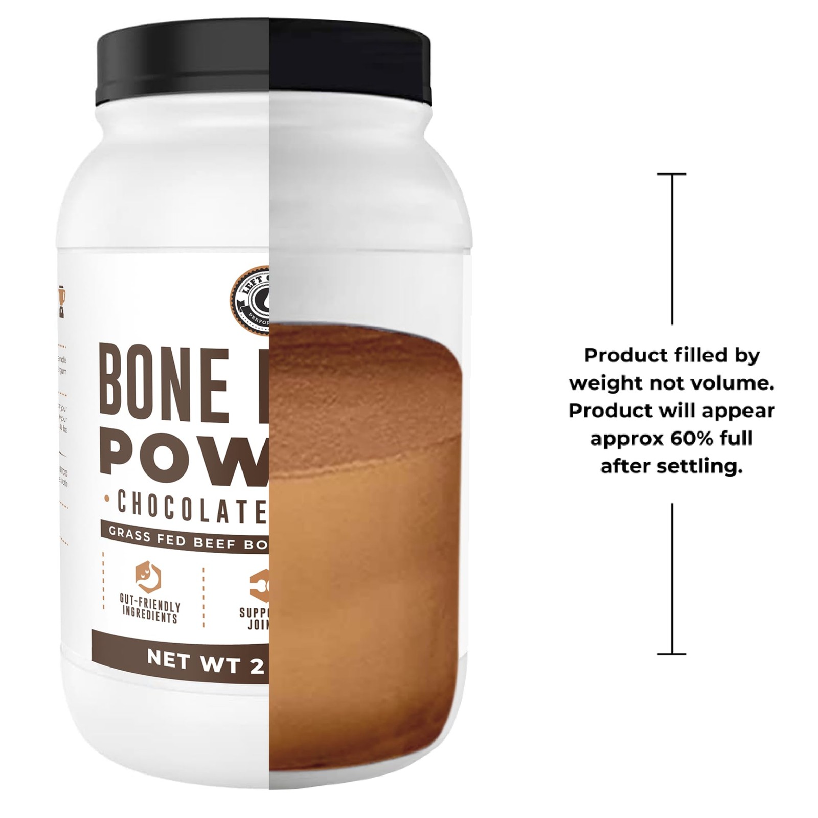 Chocolate Bone Broth Protein Powder 100% Grass Fed Beef Bone Broth with 16g …