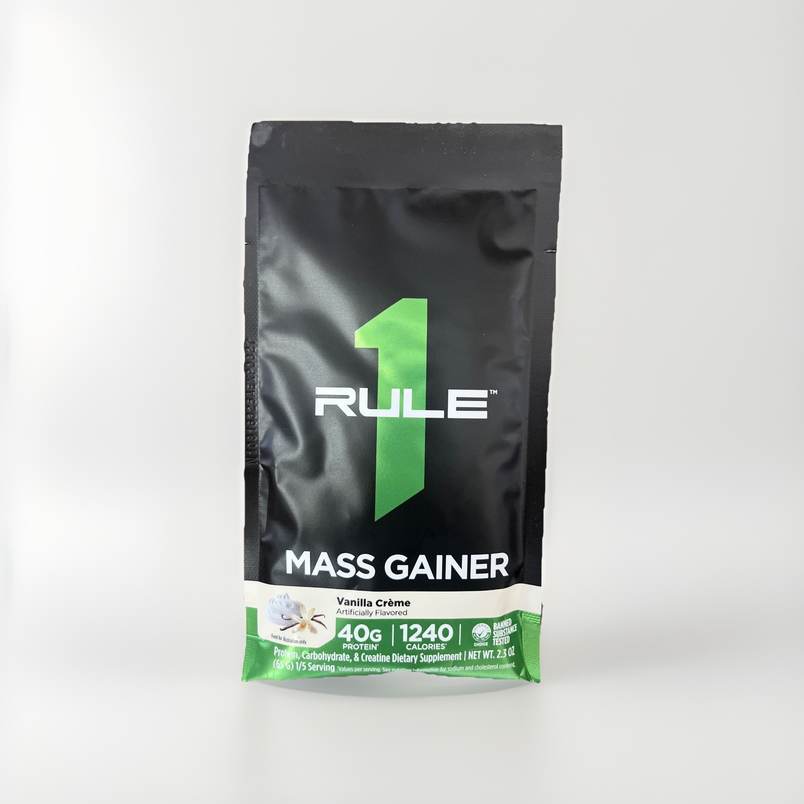 Rule 1 Mass Gainer Vanilla Crème 65g Packet