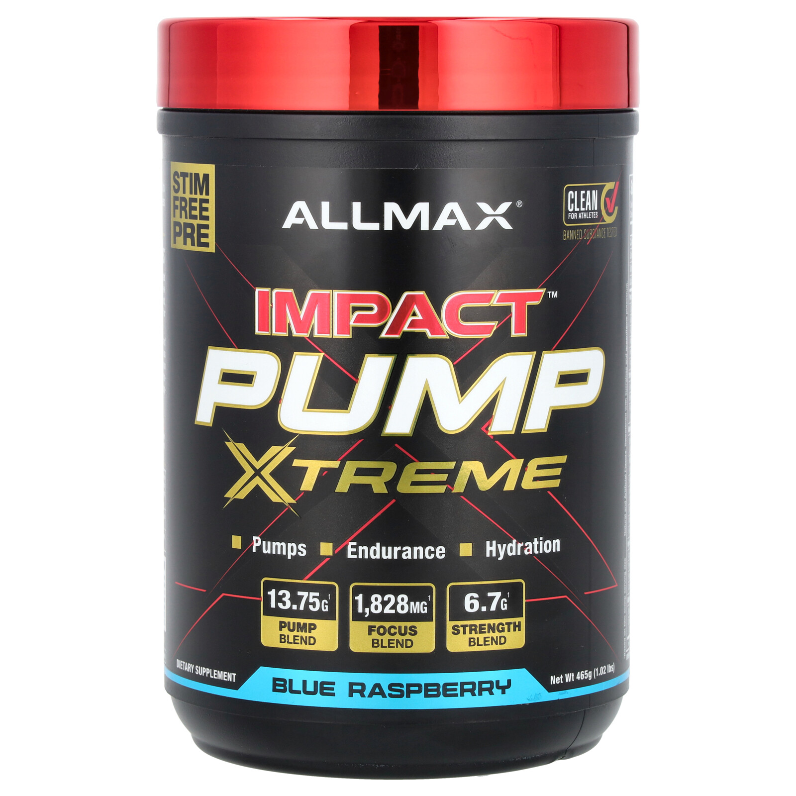 Impact™ Pump Xtreme, Blue Raspberry, 1.02 lbs (465 g)