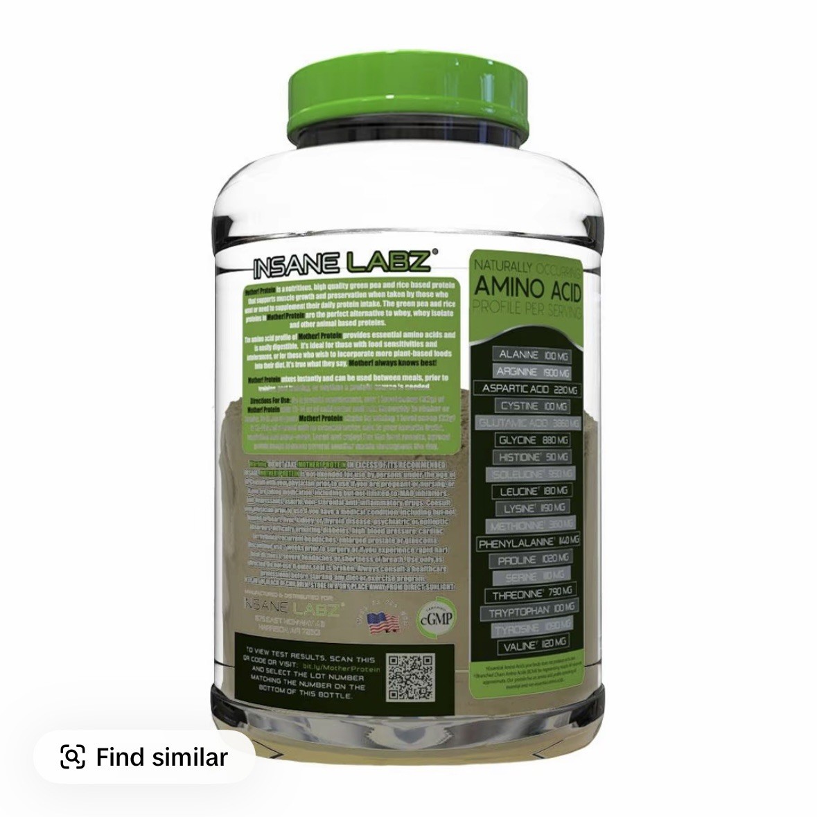 Insane Labz Mother! Vegan Protein