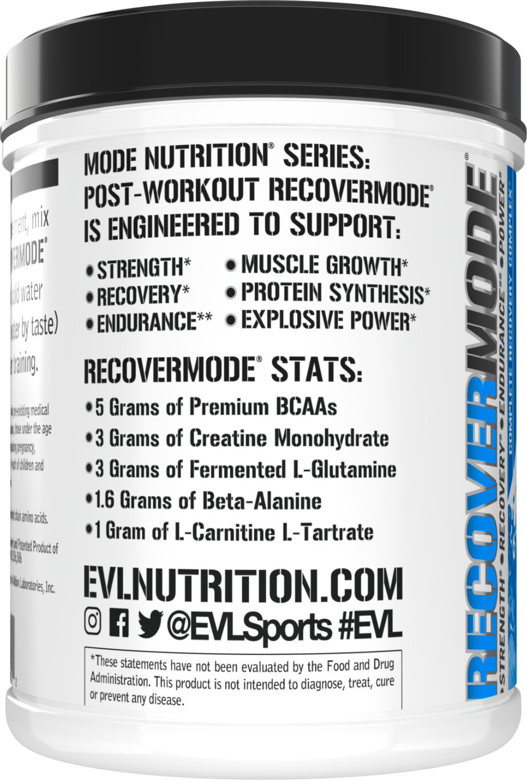 Evlution Nutrition Recover Mode – Complete Post Workout & Hydration – 30 Serving