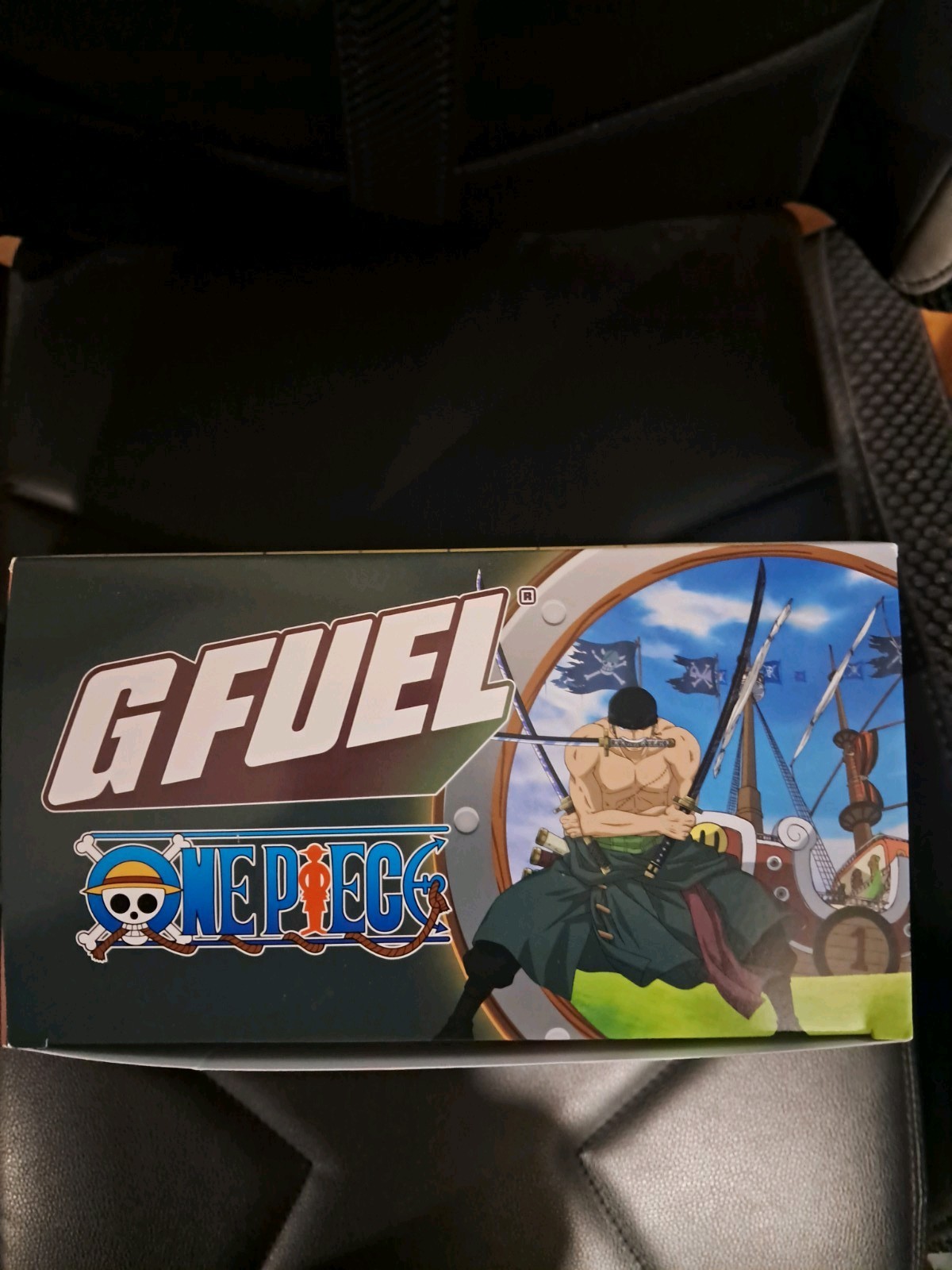 Gfuel x One Piece Zoro Ashura Collector’s Box – Shaker Cup Energy Powder Sticker