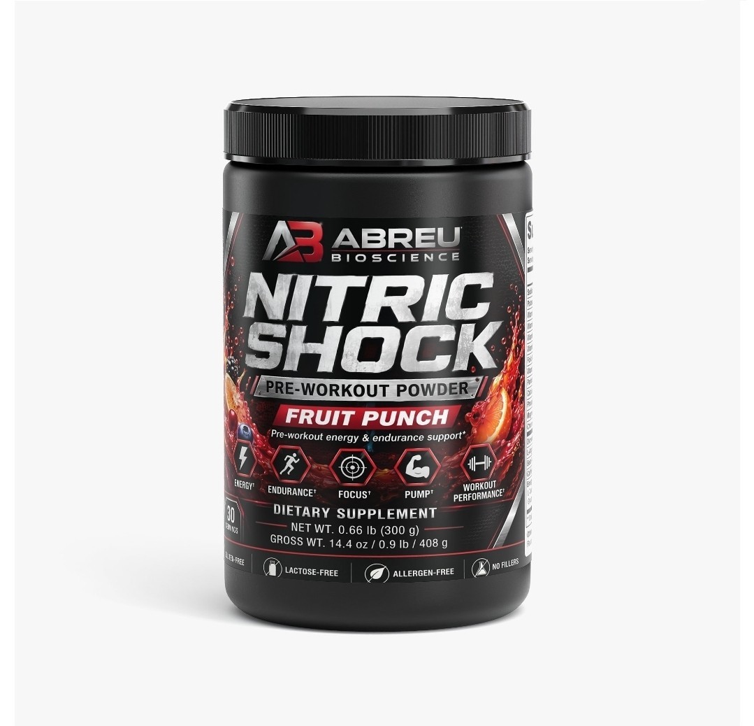 ​Abreu BioScience Ultimate Bio-Stack: Whey Isolate, Creatine, Pre-Workout, BCAA