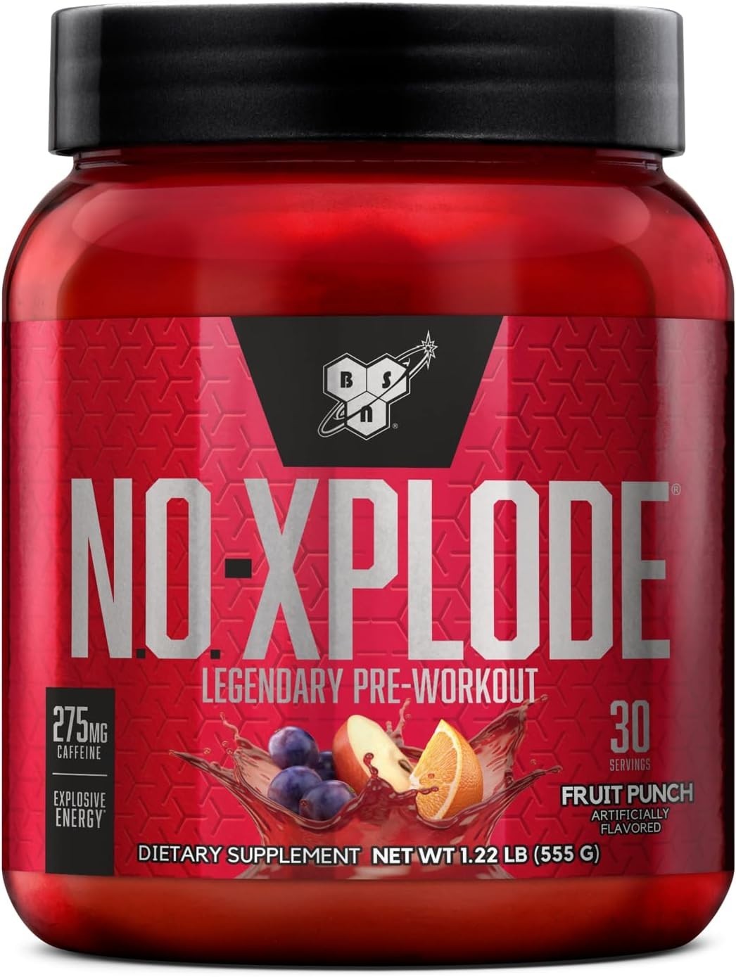 BSN N.O.XPLODE Pre Workout Powder,Energy Supplement for Men and Women 1.2 Pound