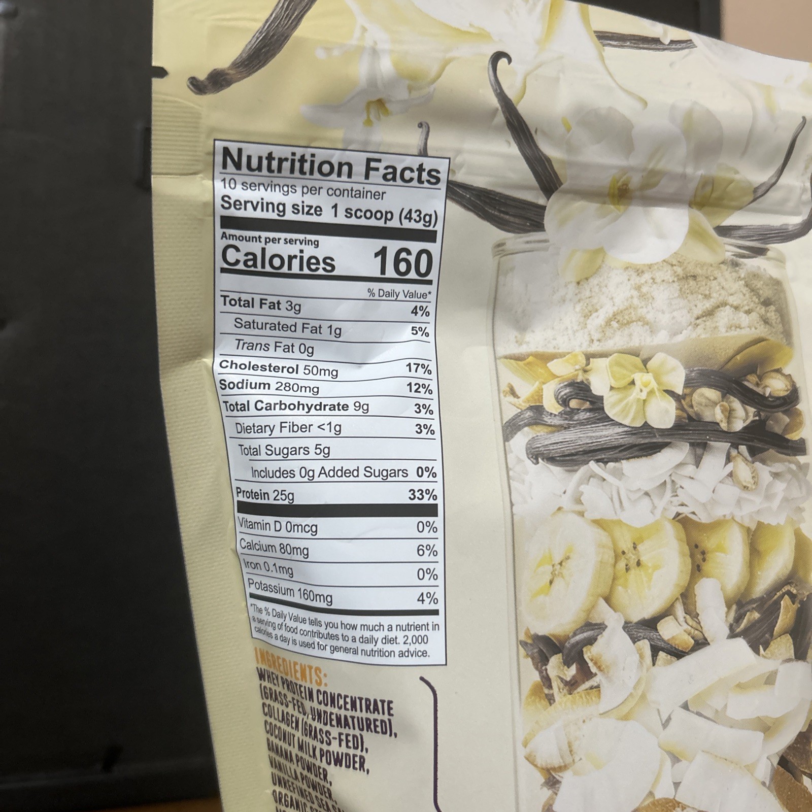FlavCity Protein Smoothie Powder – 10 Servings – Vanilla Cream