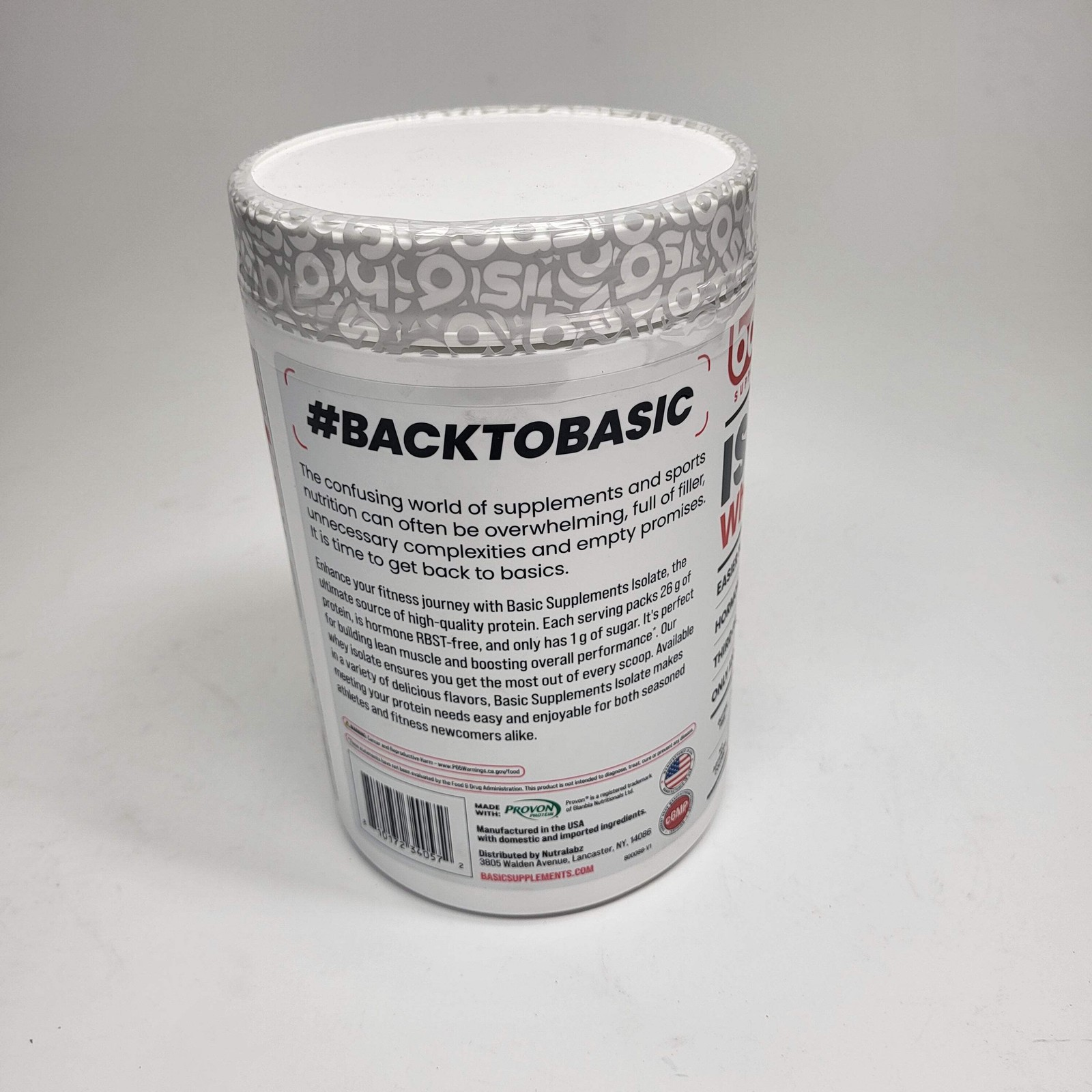 BASIC Basic Whey Isolate Zero-fat High-quality Protein Chocolate 2lbs Bb 12/27 2