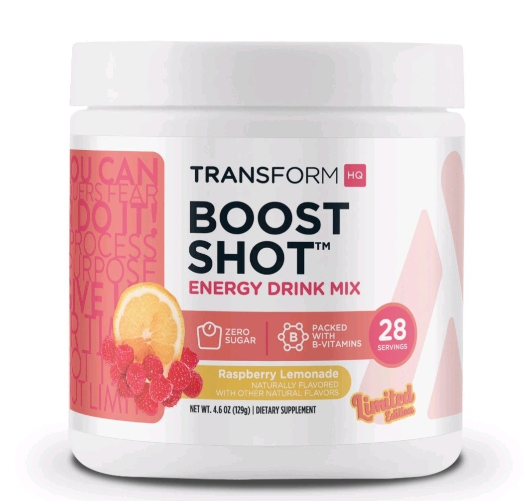 TransformHQ Everyday Boost Shot 28 Servings (Raspberry Lemonade)