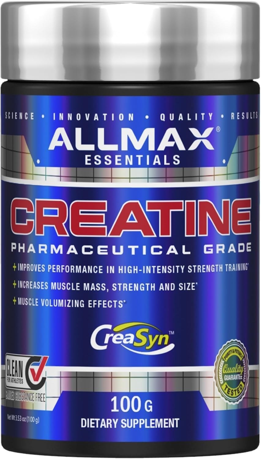 Allmax Essentials Creatine – 100 G Powder – Improves Performance & Training Inte