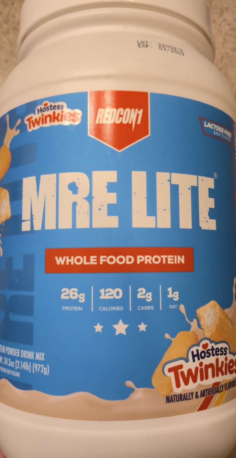 Redcon1 MRE LITE 3 lb (30 Servings) Meal Replace Hostess Twinkies Colab Flavor