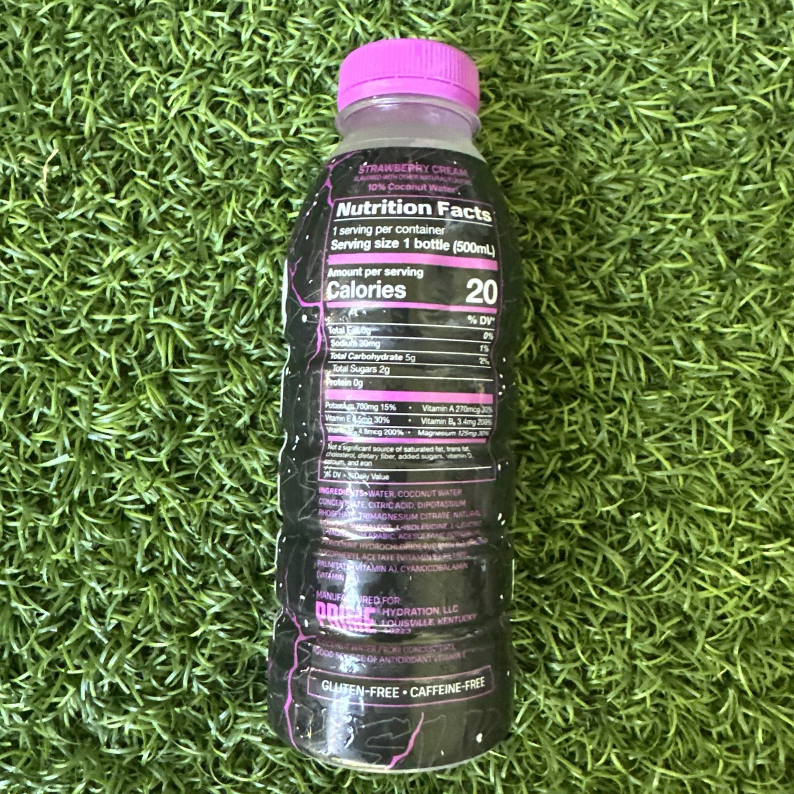 PRIME KSI THE NIGHTMARE LIMITED EDITION STRAWBERRY CREAM HYDRATION DRINK 16.9FL