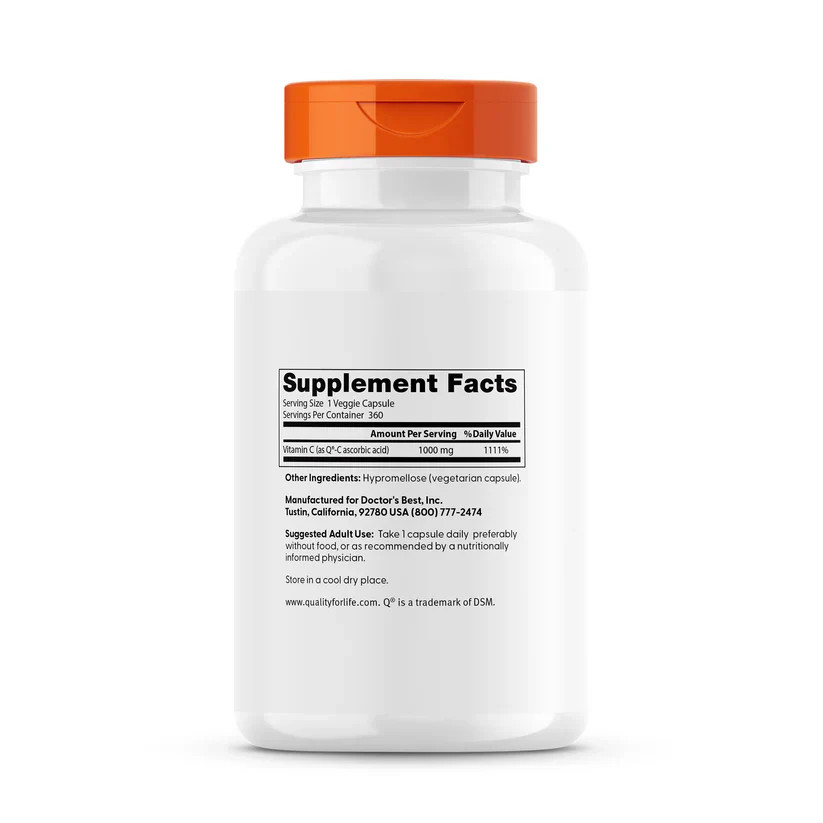Doctor’s Best – Vitamin C 1000 mg 360 Veggie Caps