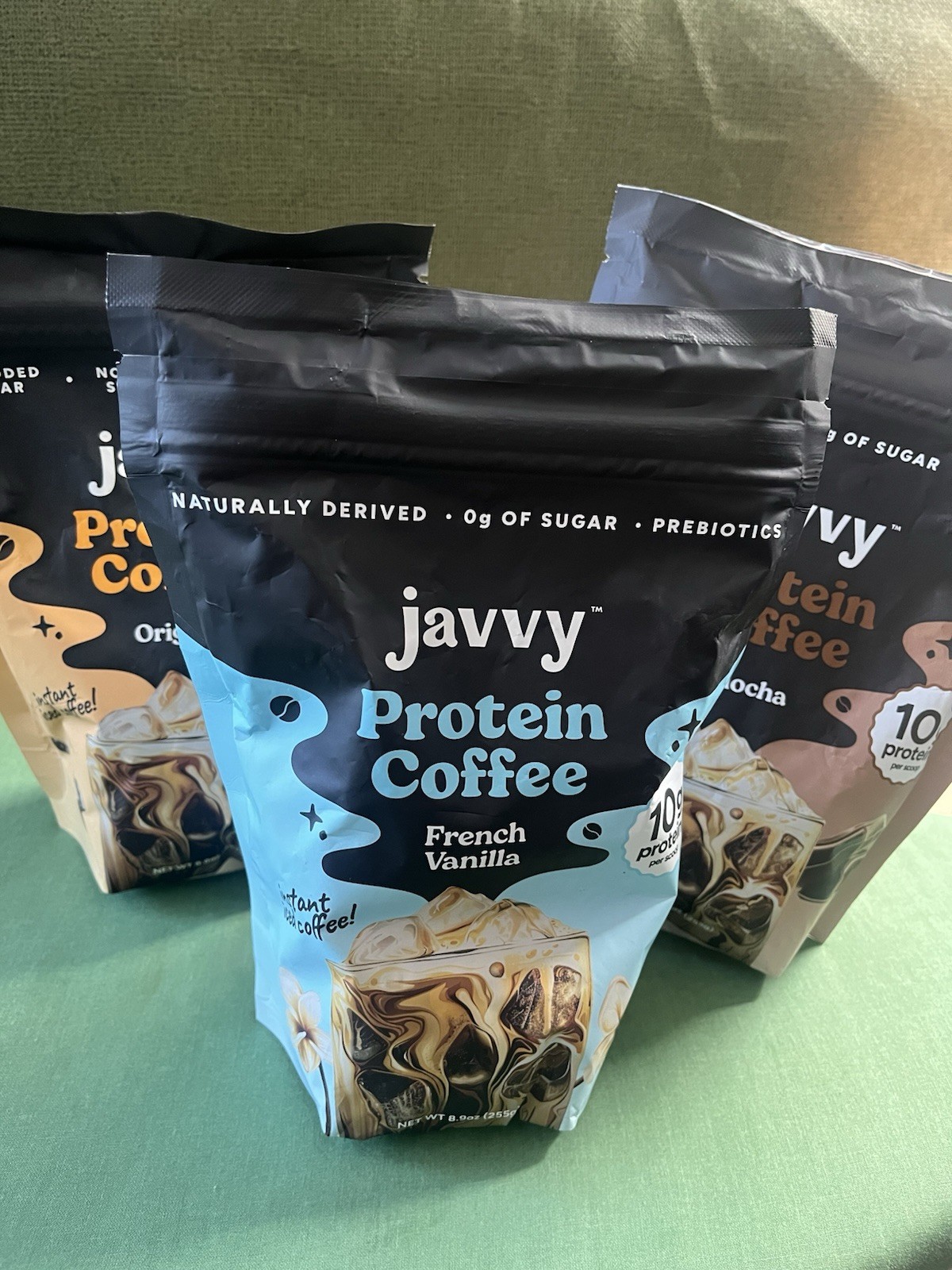 ✨(3) Variety Javvy MOCHA, ORIGINAL & Vanilla Protein & Instant Iced Coffees ☕️