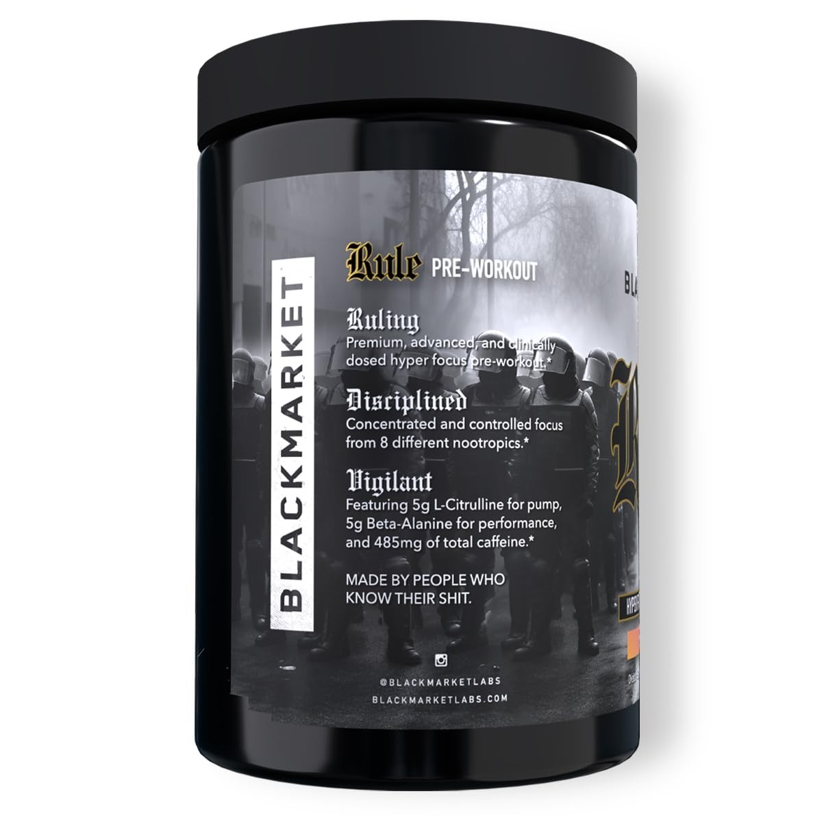 Blackmarket Nootropic Caffeine Alpha Gpc Lions Mane Focus Servings