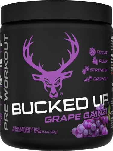 BUCKED UP PRE-WORKOUT Pump Focus Energy Endurance Strength Growth 30 Servings
