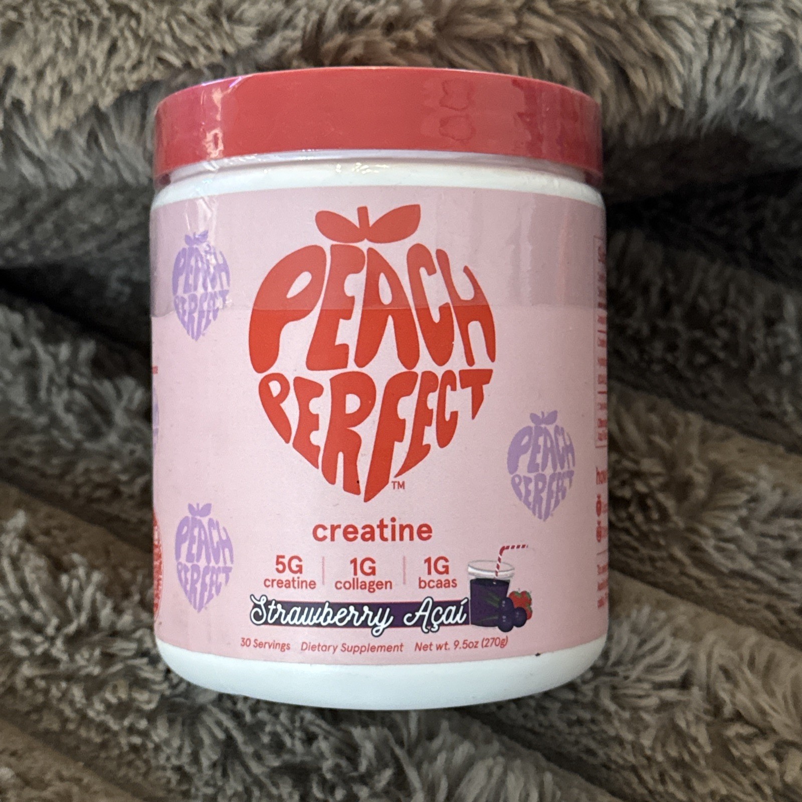 Peach Perfect Creatine Monohydrate Powder, Creatine for Women – 11/27 FRESH!